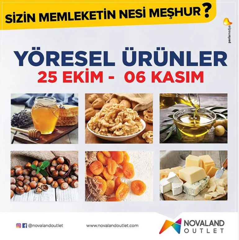 Novaland Outlet Yöresel Ürünler Festivali!