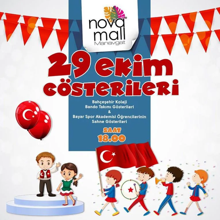 Novamall 29 Ekim Cumhuriyet Bayramı Gösterileri!