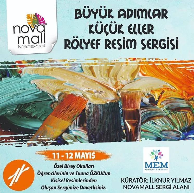 Büyük Adımlar Küçük Eller Rölyef Resim Sergisi! Büyük Adımlar Küçük Eller Rölyef Resim Sergisi!