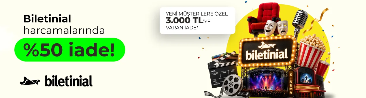 ON Dijital & Biletinial Kampanyası: %50 İade Fırsatı