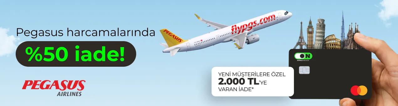 ON Dijital Pegasus Kampanyası: %50 İade Fırsatı