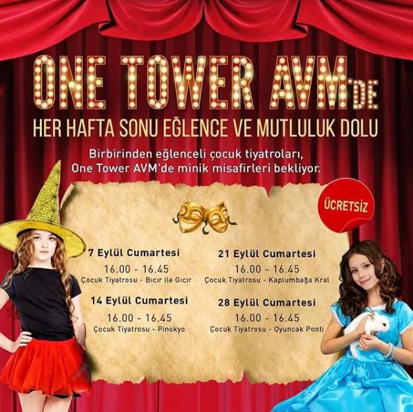One Tower AVM Çocuk Tiyatroları!