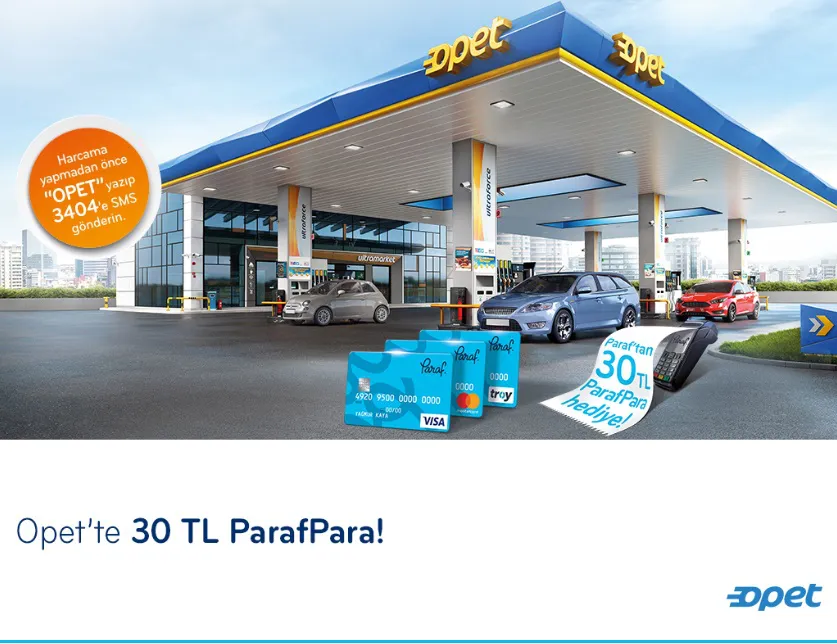 Opet'te 30 TL ParafPara Fırsatı! Opet'te 30 TL ParafPara Fırsatı!