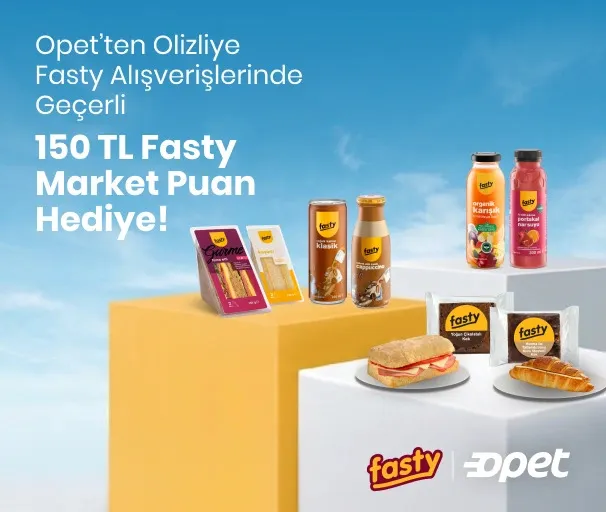 Opet ile Arçelik Oliz 150 TL Fasty Market Puan Kampanyası