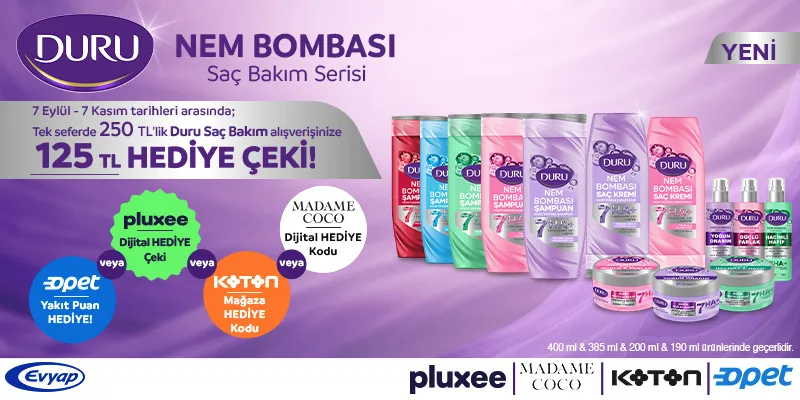 Opet Duru Saç Bakımı Kampanyası: Yakıt Puanı Kazanın!