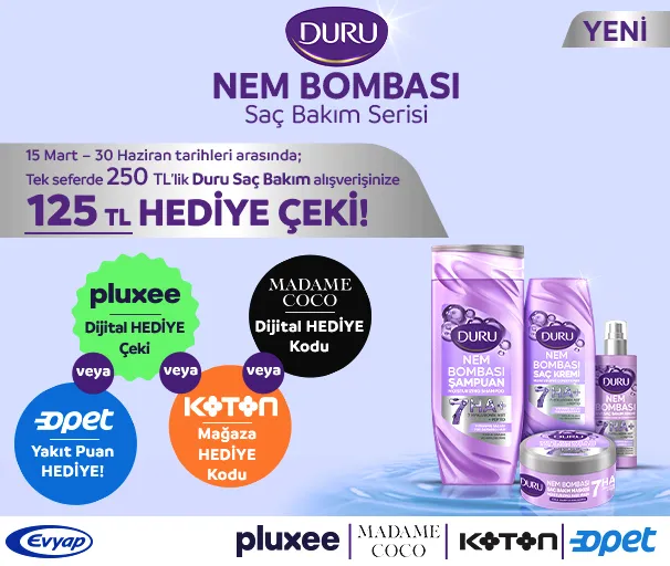 Opet ile Çek Kazan Evyap Duru Şampuan Kampanyası