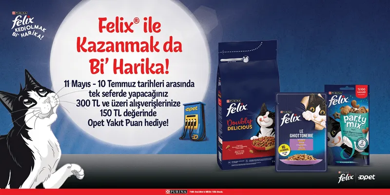 Opet Nestle Felix Kampanyası: Yakıt Puanı Kazanın!