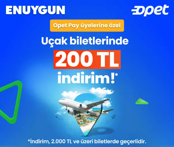 Opet ile Enuygun Uçak Bileti Kampanyası