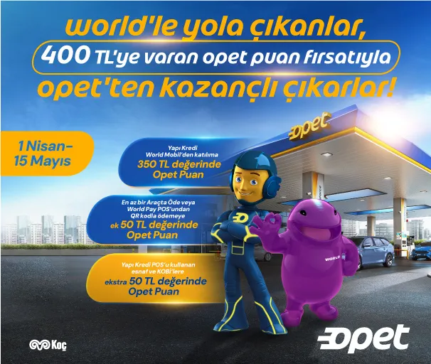 Opet & Yapı Kredi Bankası Bireysel Kredi Kartı Kampanyası