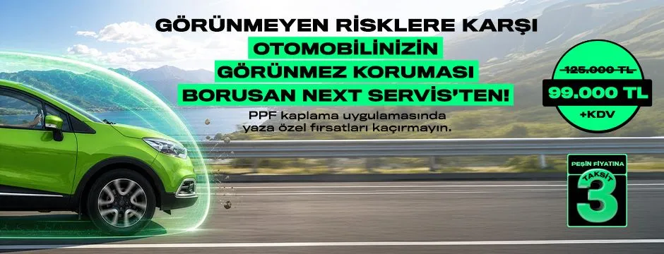 Otomobilinize Görünmez Koruma: Borusan Next'ten Yaz Boyu Kaçırılmaması Gereken PPF Kaplama İndirimi!