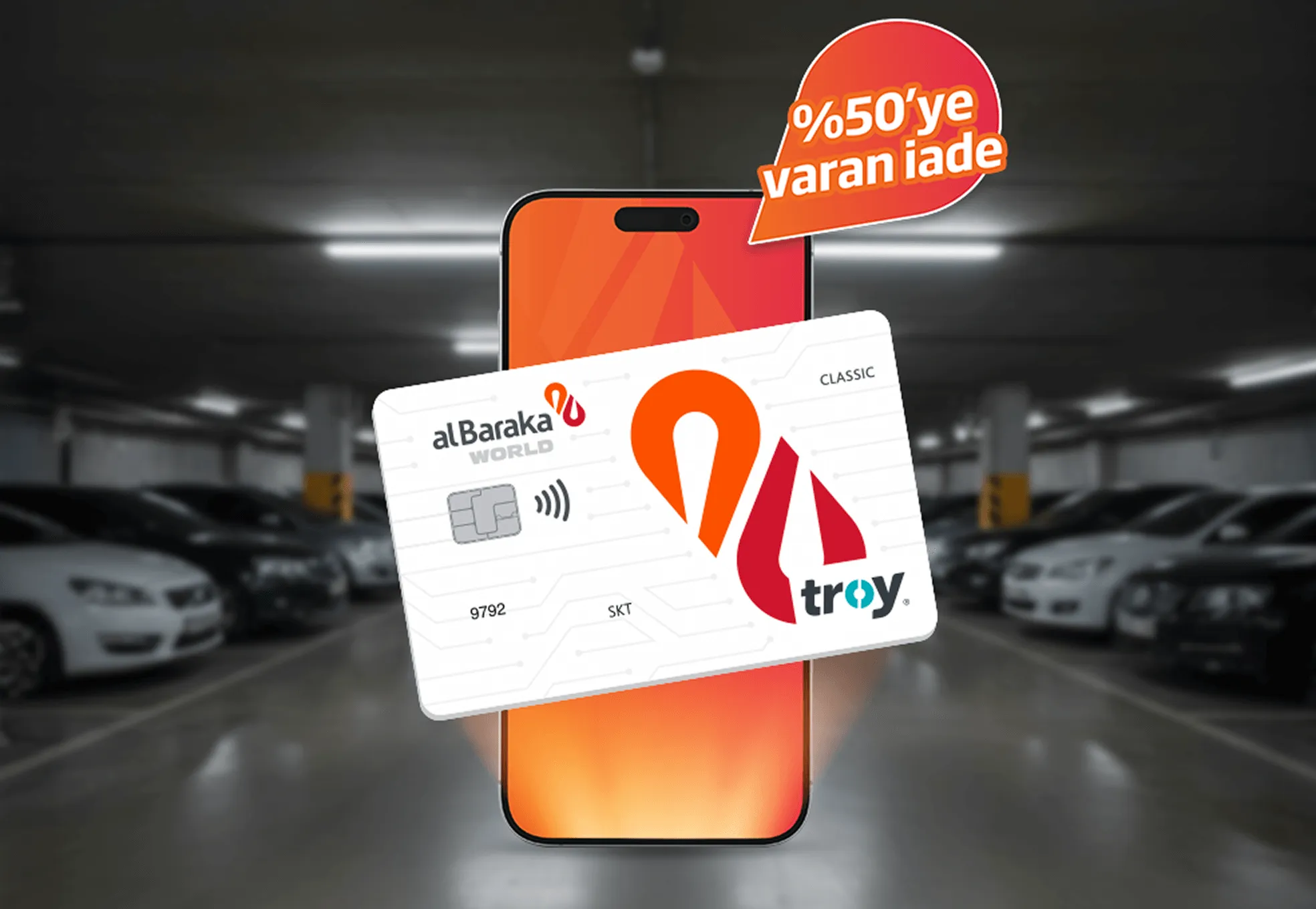 Otopark ve Vale Harcamalarınıza %50 İade Albaraka’da!