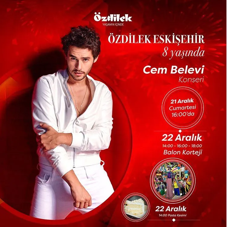 Özdilek Eskişehir Cem Belevi konseri!