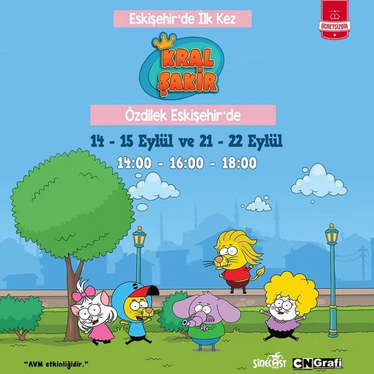 Özdilek Eskişehir Kral Şakir Müzikal Etkinliği! Özdilek Eskişehir Kral Şakir Müzikal Etkinliği!