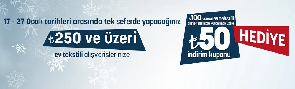 Özdilek'te 50 TL İndirim Kuponu Hediye! Özdilek'te 50 TL İndirim Kuponu Hediye!