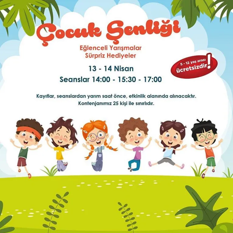 Özdilek İzmir AVM’de eğlenceli yarışmalar ve sürpriz hediyeler ile Çocuk Şenliği! 