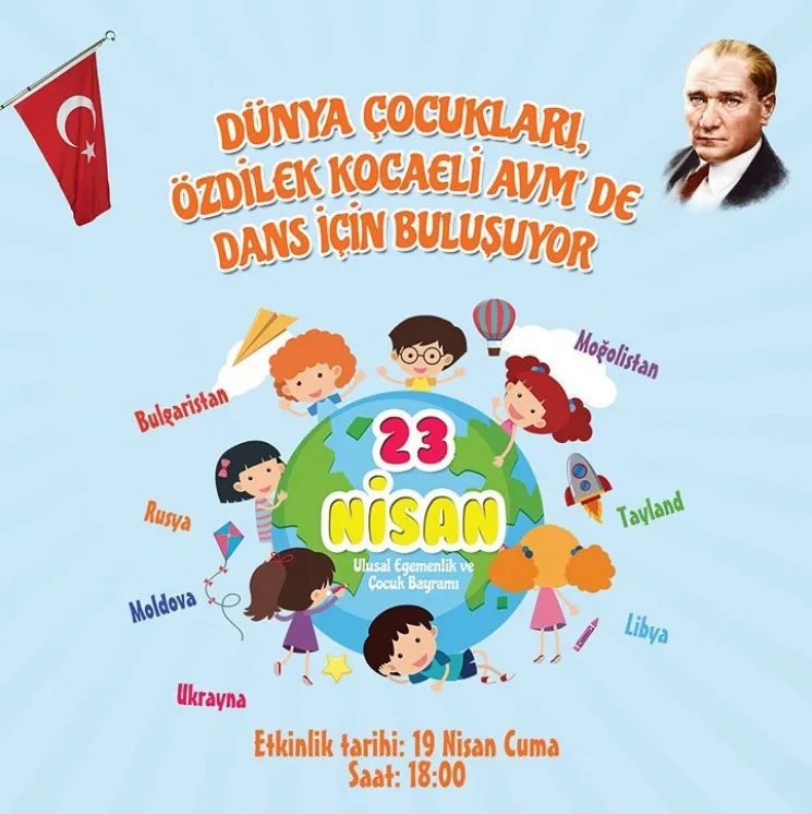 Dünya çocukları Özdilek Kocaeli AVM’de dans için buluşuyor! Dünya çocukları Özdilek Kocaeli AVM’de dans için buluşuyor!