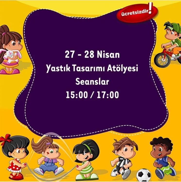 Özdilek Turgutlu AVM 27 - 28 Nisan Yastık Tasarımı Atölyesi! Özdilek Turgutlu AVM 27 - 28 Nisan Yastık Tasarımı Atölyesi!