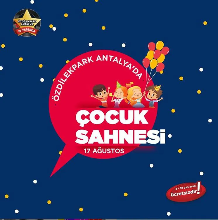 ÖzdilekPark Antalya'da eğlence sırası çocukların!