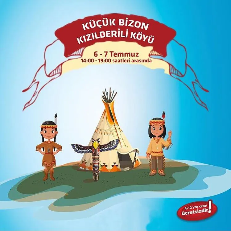 Özdilekpark Antalya Küçük Bizon Kızılderili Köyü! Özdilekpark Antalya Küçük Bizon Kızılderili Köyü!