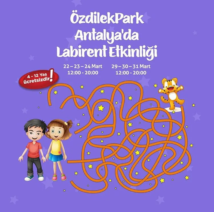 ÖzdilekPark Antalya Labirent Etkinliği! ÖzdilekPark Antalya Labirent Etkinliği!