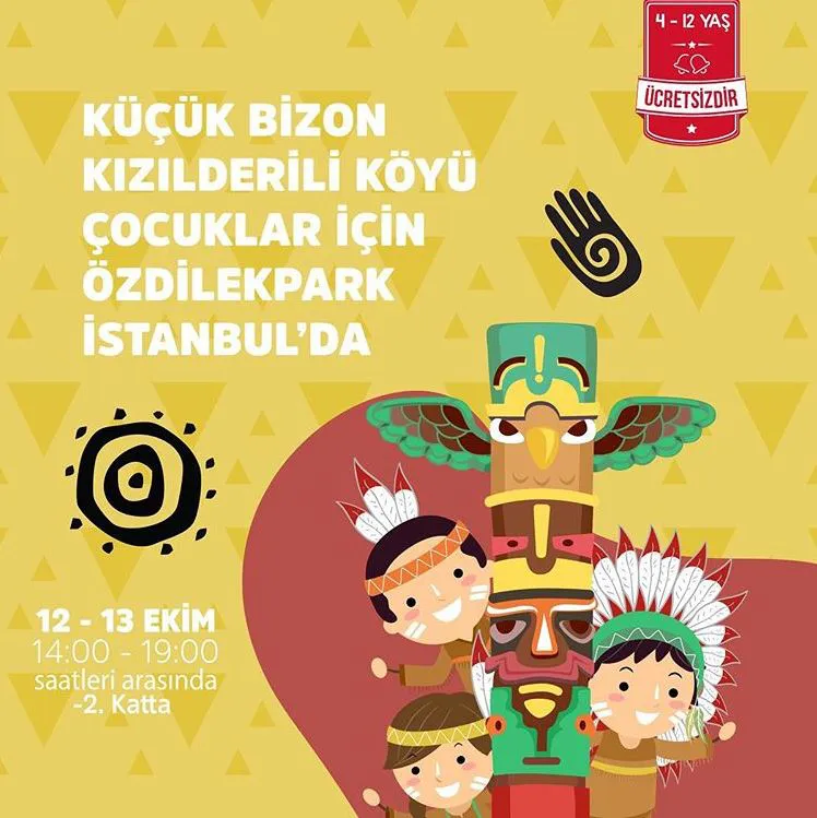 Küçük Bizon Kızılderili Köyü ÖzdilekPark İstanbul’da!
