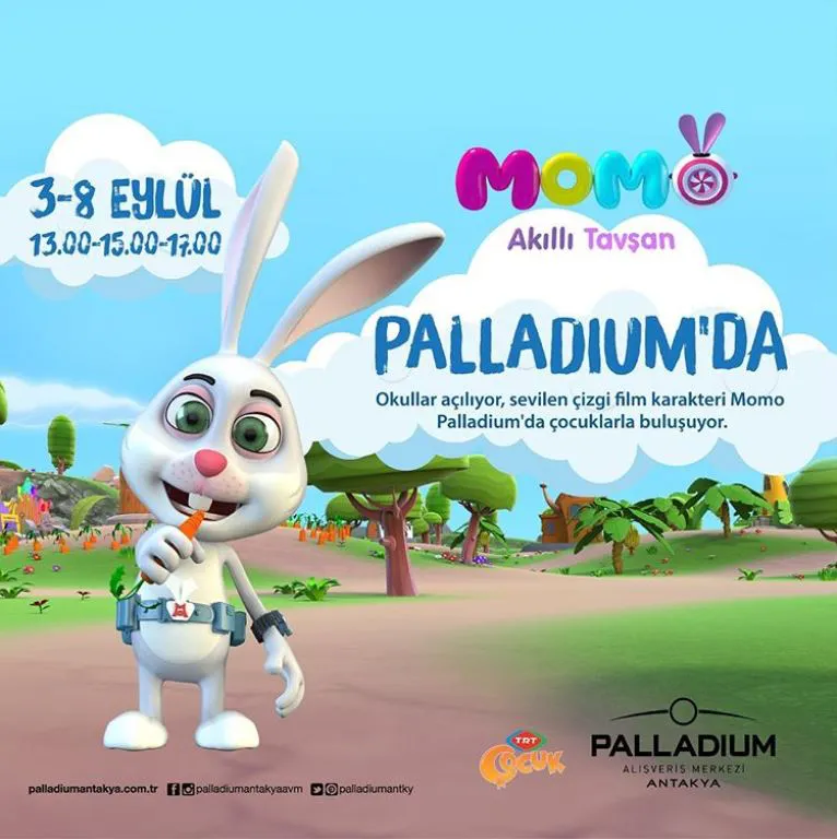 Palladium Antakya Akıllı Tavşan Momo Müzikal Etkinliği! Palladium Antakya Akıllı Tavşan Momo Müzikal Etkinliği!
