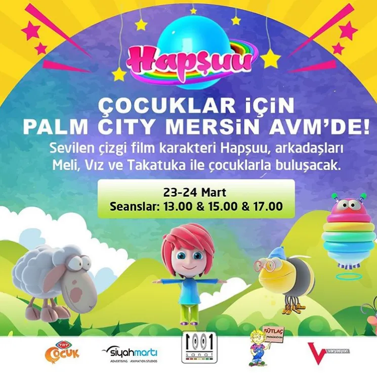 Hapşuu Palm City Mersin AVM'de!