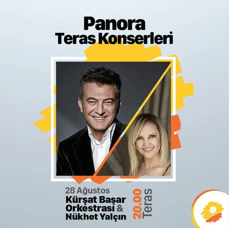 Panora Kürşat Başar Orkestrası ve Nükhet Yalçın Konseri! Panora Kürşat Başar Orkestrası ve Nükhet Yalçın Konseri!
