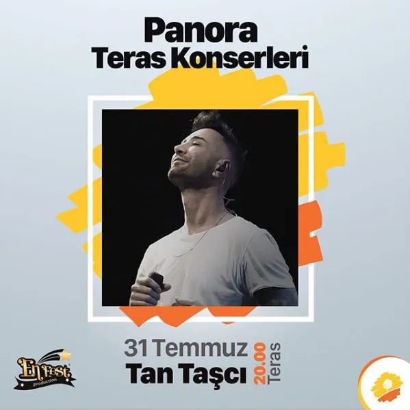 Panora Teras Konserleri Tan Taşçı ile tüm hızıyla devam ediyor! 