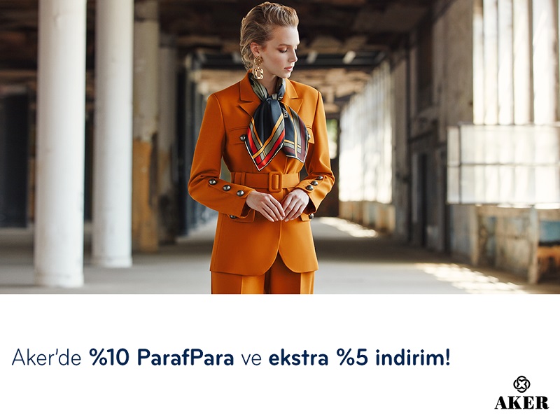 Paraf ile Aker’de %10 ParafPara ve ekstra %5 indirim! Paraf ile Aker’de %10 ParafPara ve ekstra %5 indirim!