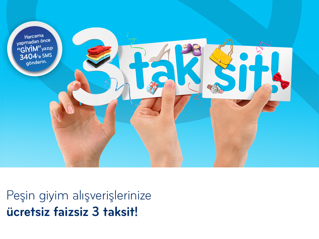 Paraf ile Peşin Giyim Alışverişleriniz 3 Taksit! Paraf ile Peşin Giyim Alışverişleriniz 3 Taksit!