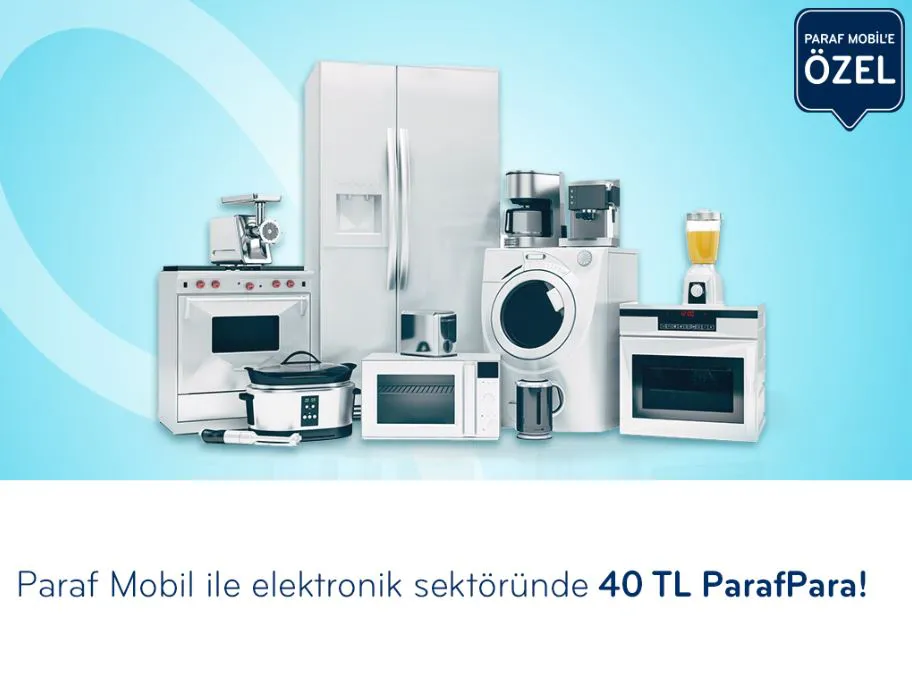 Elektronik Harcamalarınıza Paraf Mobil’e Özel 40 TL ParafPara!