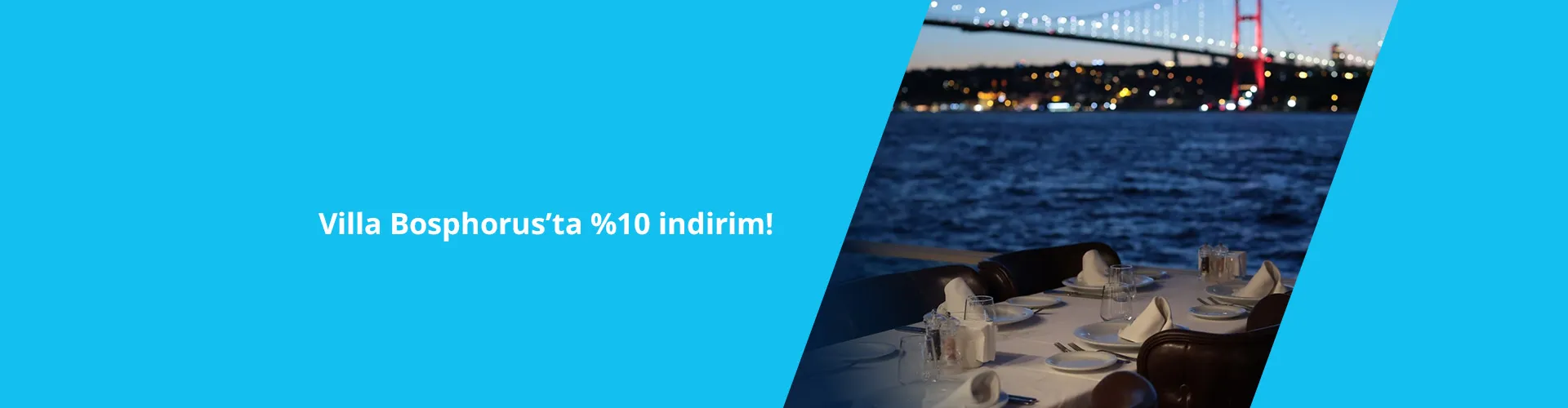 Paraf Platinum ile Villa Bosphorus'ta %10 indirim