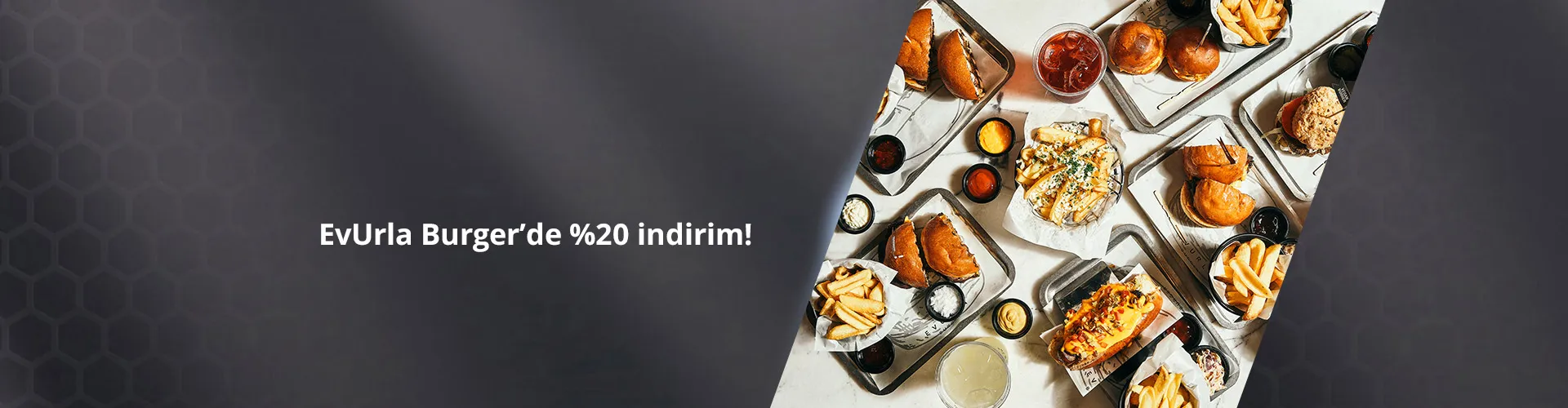 Paraf Premium ile EvUrla Burger'de %20 İndirim
