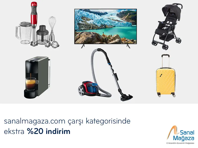 Paraf ile sanalmagaza.com Çarşı kategorisinde ekstra %20 indirim! Paraf ile sanalmagaza.com Çarşı kategorisinde ekstra %20 indirim!