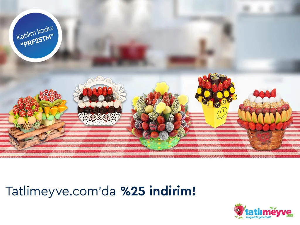 Paraf ile Tatlimeyve.com’ da %25 indirim fırsatı! Paraf ile Tatlimeyve.com’ da %25 indirim fırsatı!
