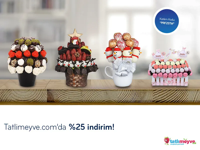 Paraf ile Tatlimeyve.com’ da %25 indirim fırsatı!