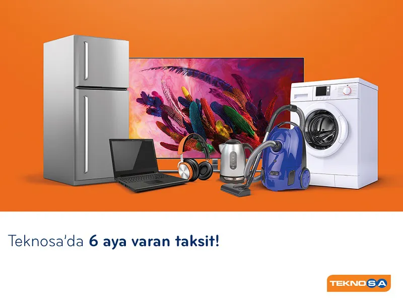 Paraf ile Teknosa’da 6 aya varan taksit! Paraf ile Teknosa’da 6 aya varan taksit!