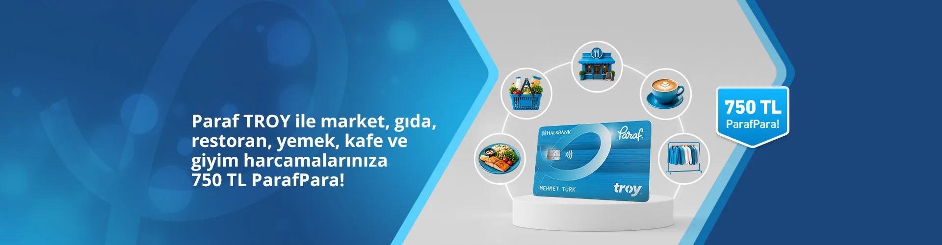 Paraf Troy Kart ile Ağustos'ta 750 TL ParafPara!