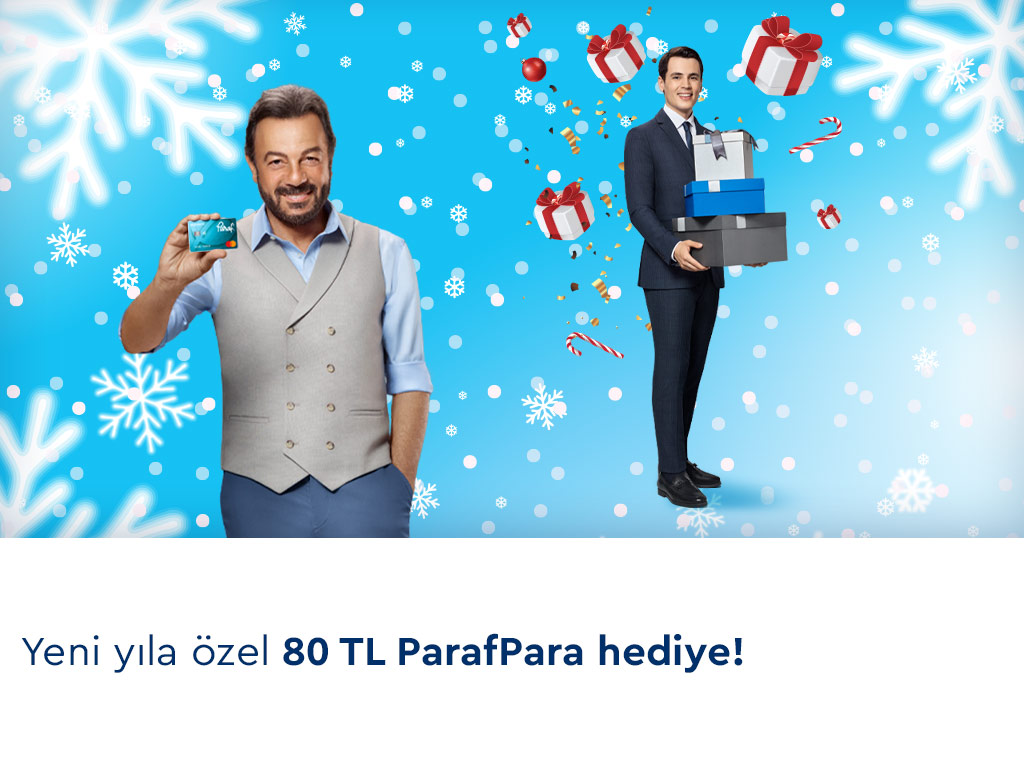 Paraf ile Yeni Yıla Özel 80 TL ParafPara Fırsatı! Paraf ile Yeni Yıla Özel 80 TL ParafPara Fırsatı!
