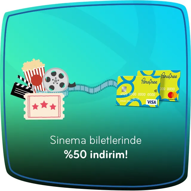 Parafree ile Sinema Bileti %50 İndirim Fırsatı! Parafree ile Sinema Bileti %50 İndirim Fırsatı!