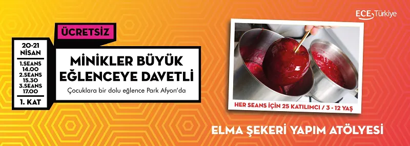 Park Afyon Elma Şekeri Yapım Atölyesi! Park Afyon Elma Şekeri Yapım Atölyesi!