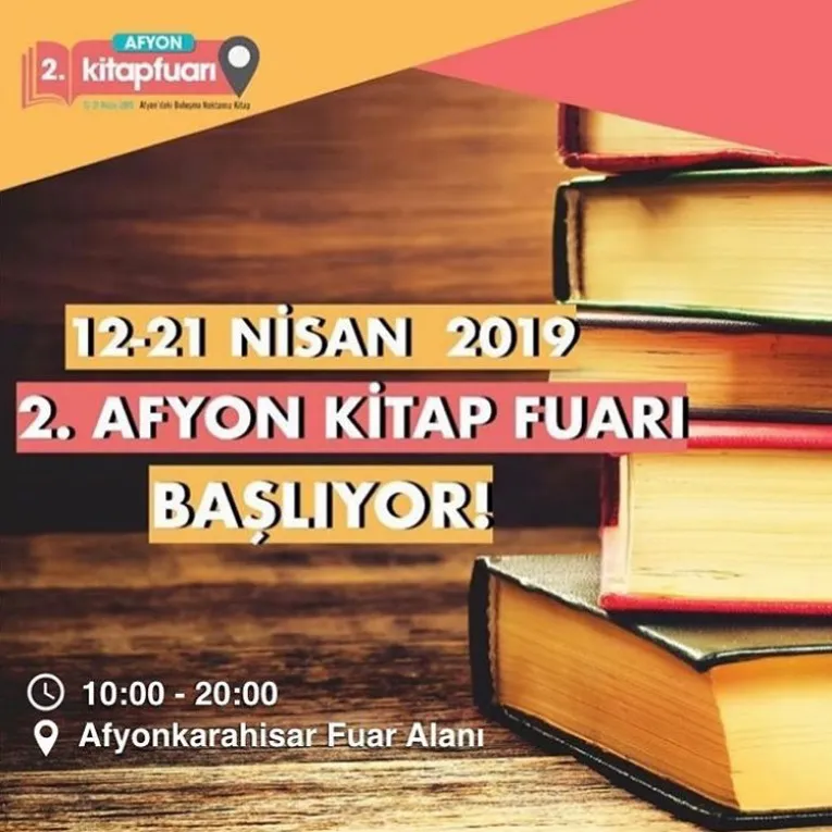 2. Afyon Kitap Fuarı Başlıyor! 2. Afyon Kitap Fuarı Başlıyor!