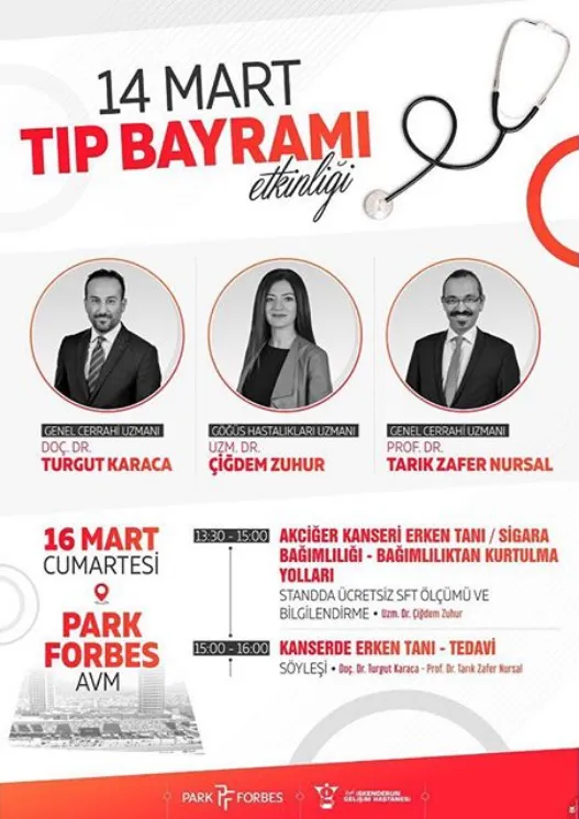 Park Forbes'te Tıp Bayramı dolu dolu!