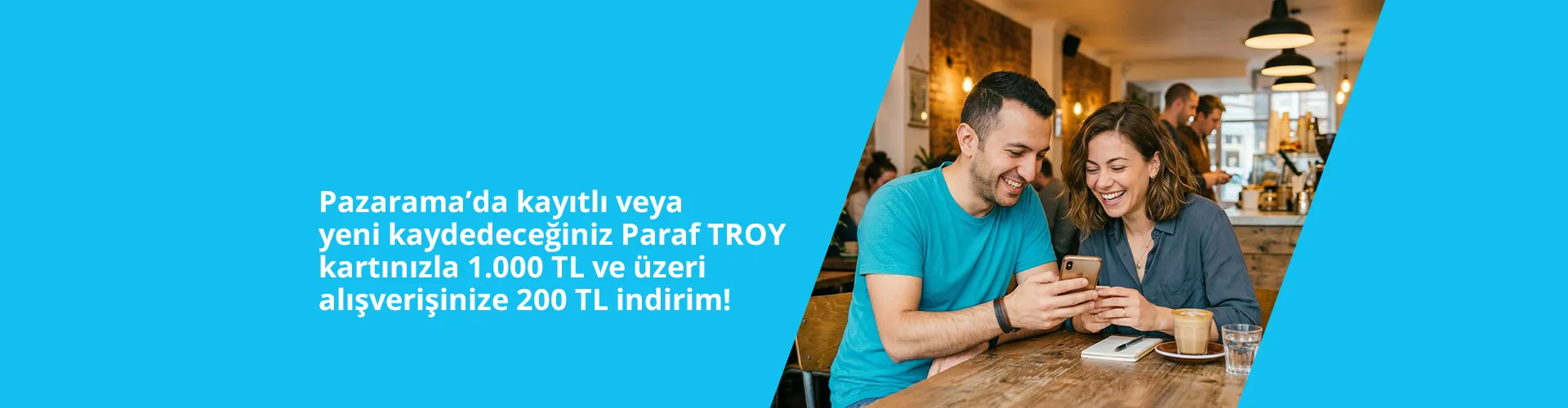 Paraf TROY ile Pazarama'da İndirim Fırsatı!