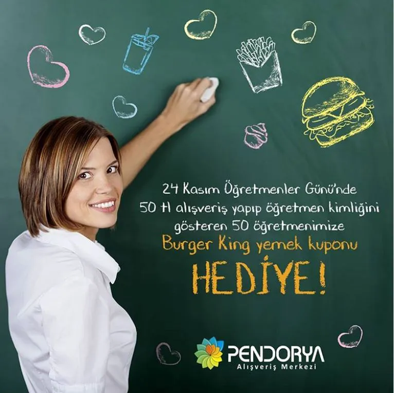 Pendorya AVM Öğretmenler Günü Kampanyası!