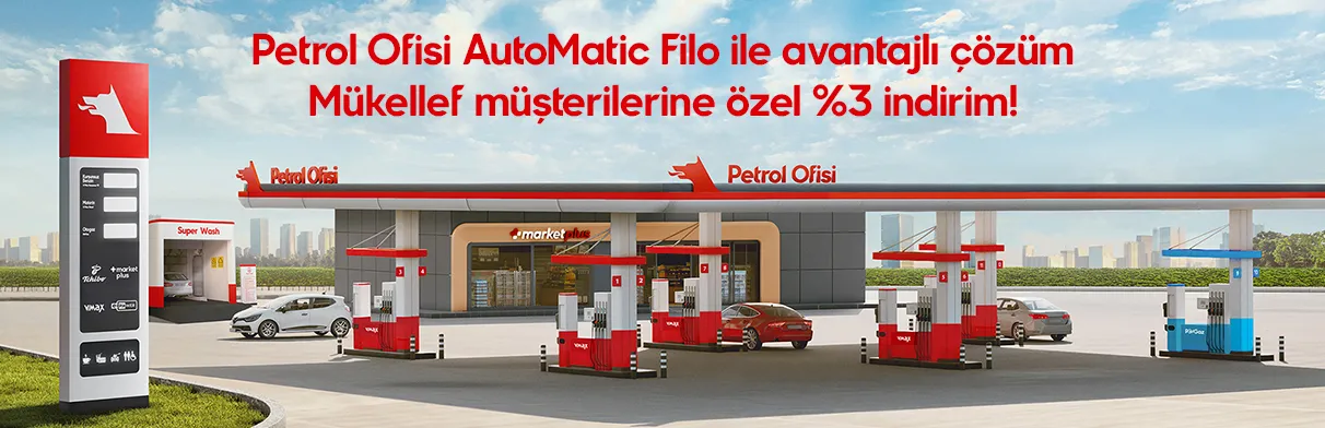 Mükellef İşbirliğiyle Petrolofisi ve AutoMatic Filo Sistemi'nde %3 Akaryakıt İndirimi Fırsatı!