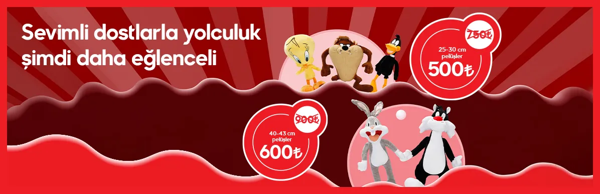 Looney Tunes Peluş Oyuncak İndirimi: Petrolofisi'nde Büyük Fırsatlar!