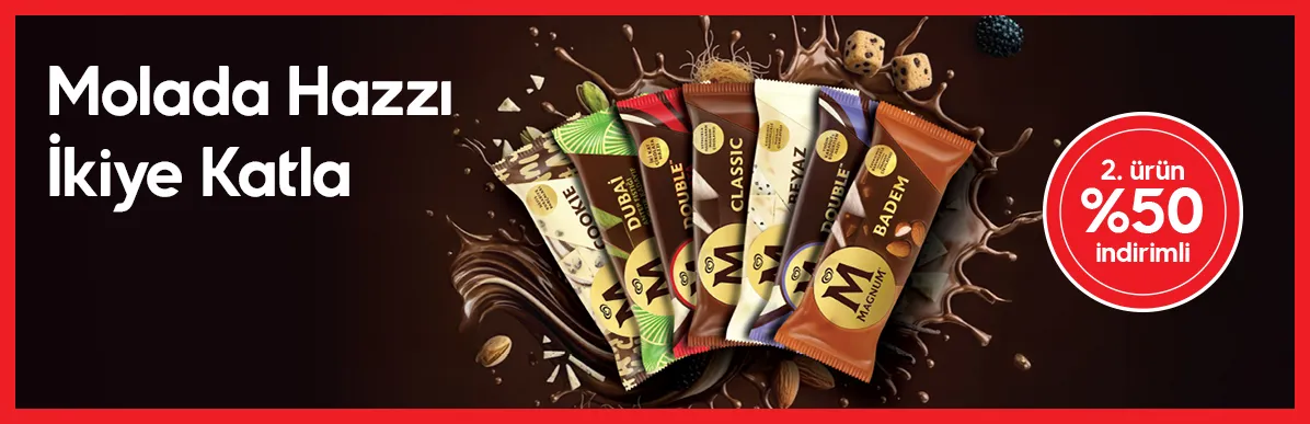 Petrolofisi'nden Magnum Lezzeti %50 Daha Cazip!