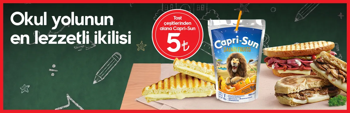 Petrolofisi'nde Mr.No Lezzeti: Capri Sun Fırsatı!